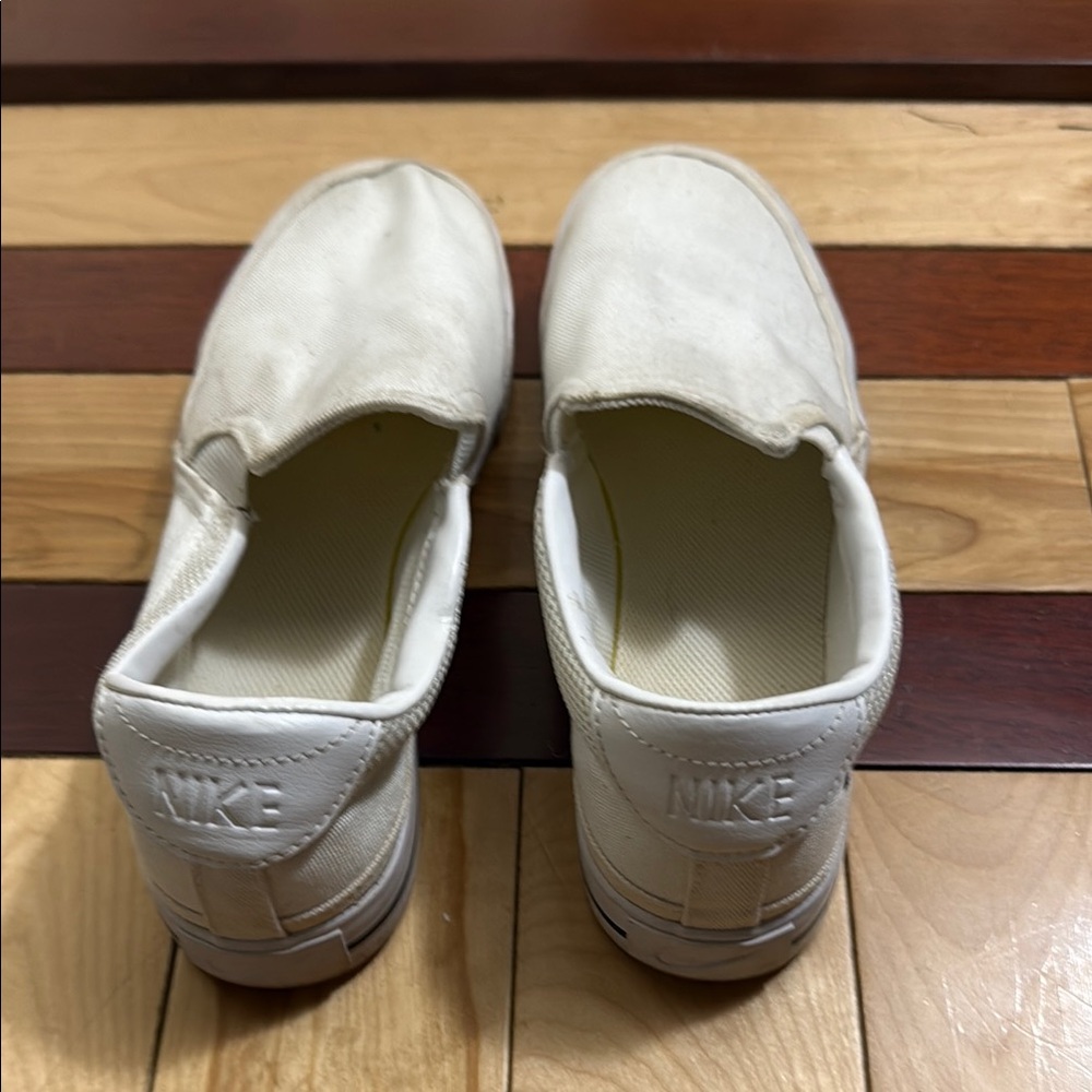 Nike Women's White Slip-On Loafers